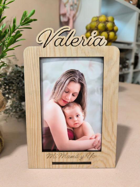 Marco de Fotos Personalizado con Nombre